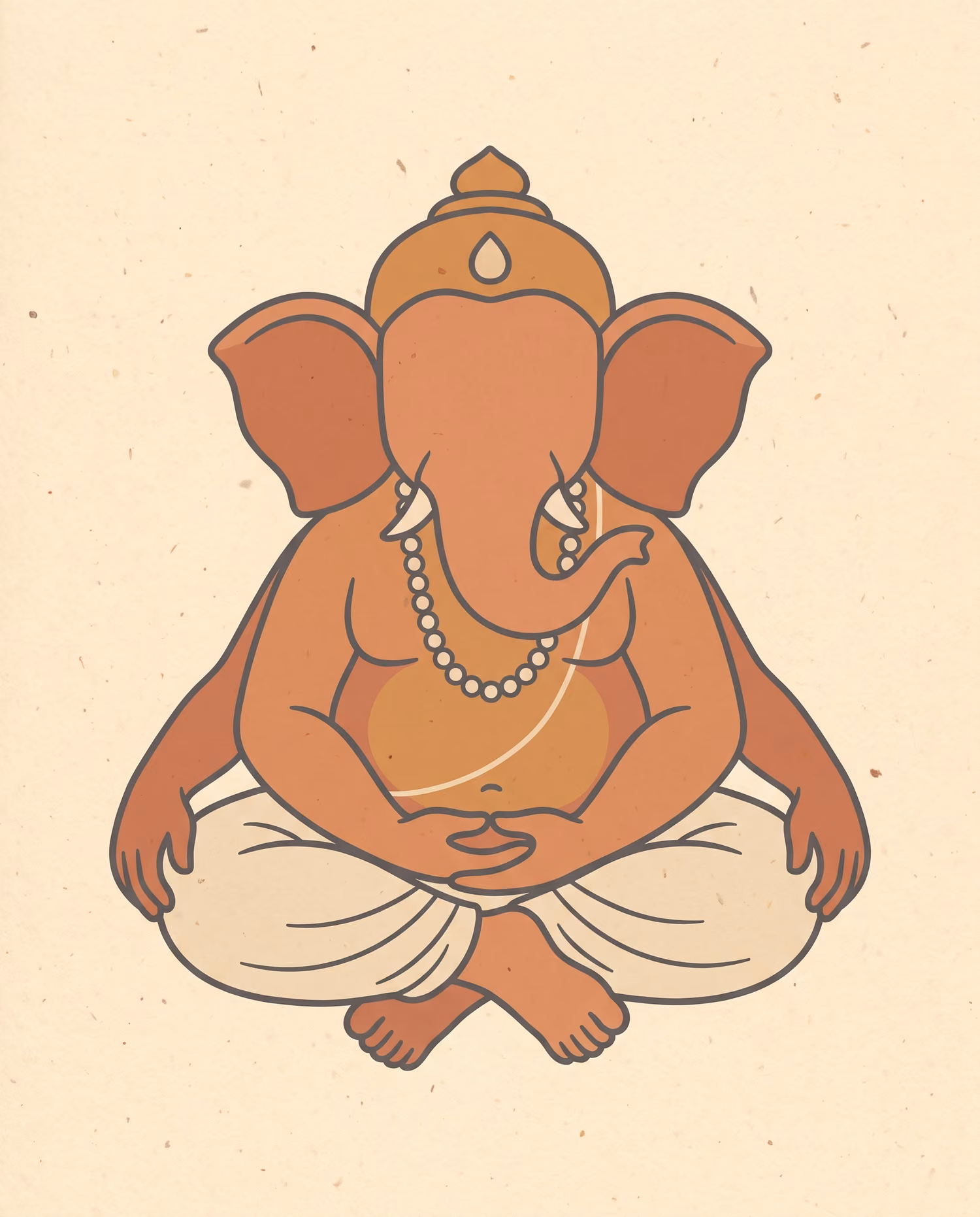 Study in Stillness. Meditative · Natural Clay · Right trunk