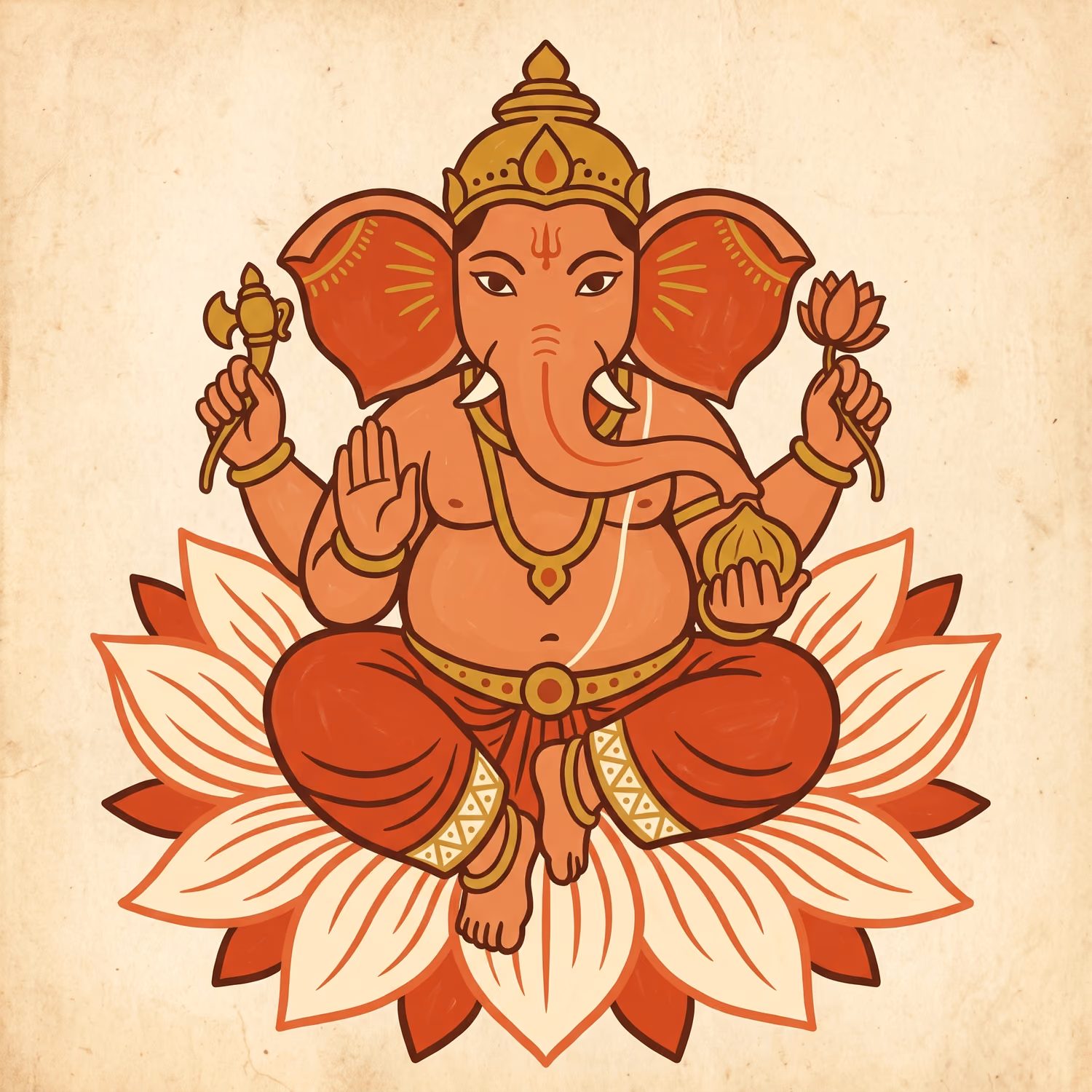 Seated upon the Lotus. Sitting · Terracotta · Right trunk