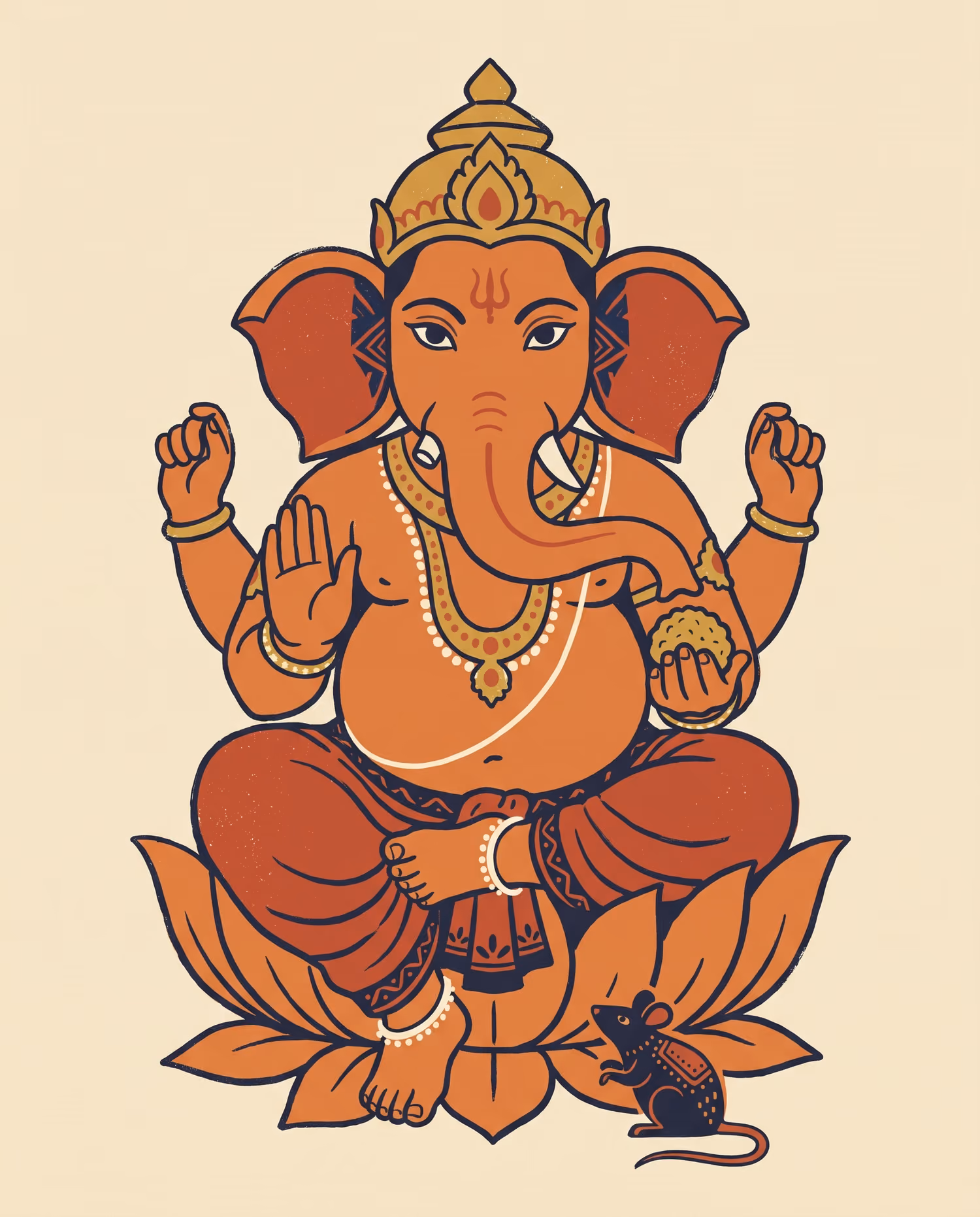 Lotus Seat, Sienna. Sitting · Terracotta · Right trunk