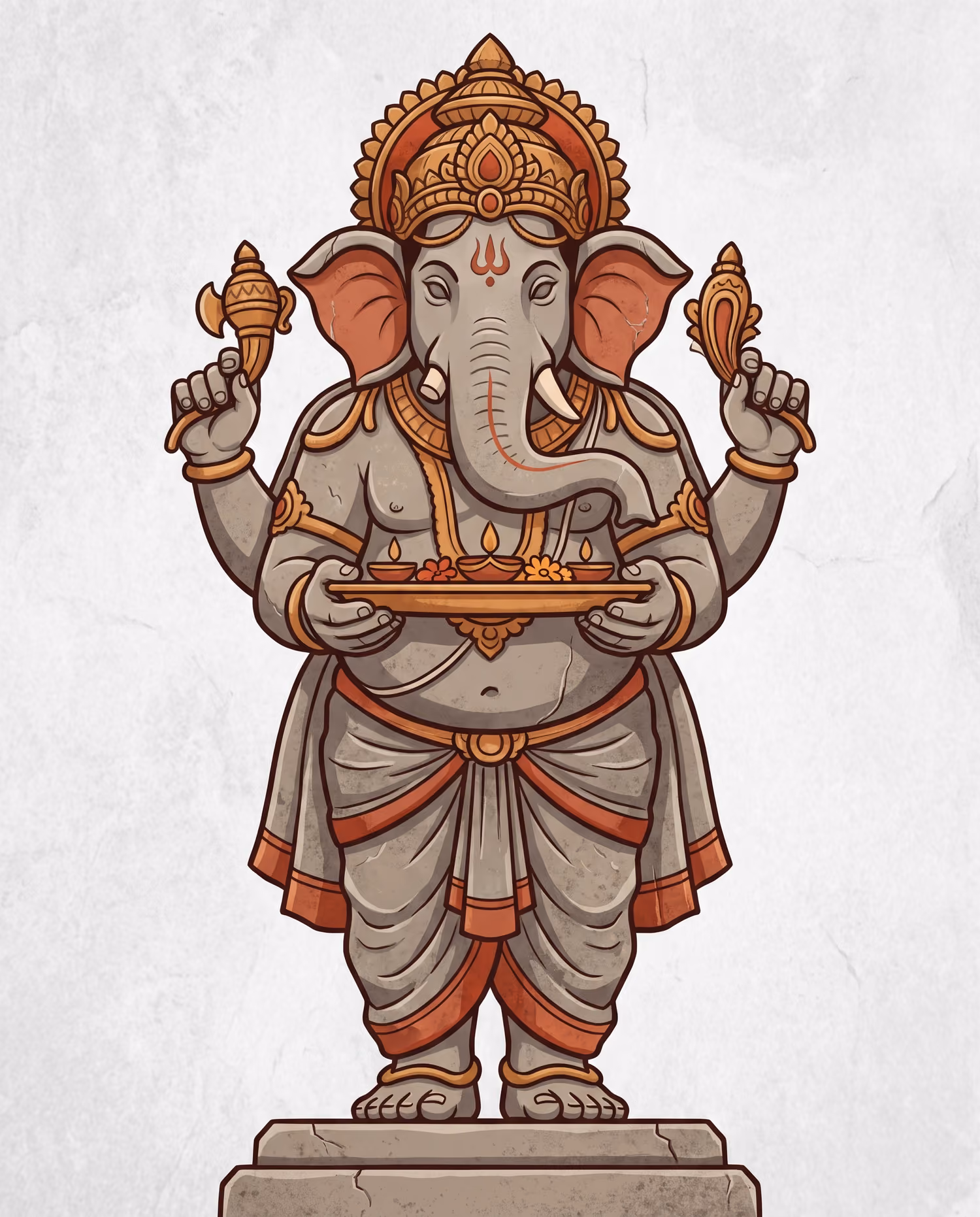 The Stone Bearer. Ceremonial · Stone · Right trunk