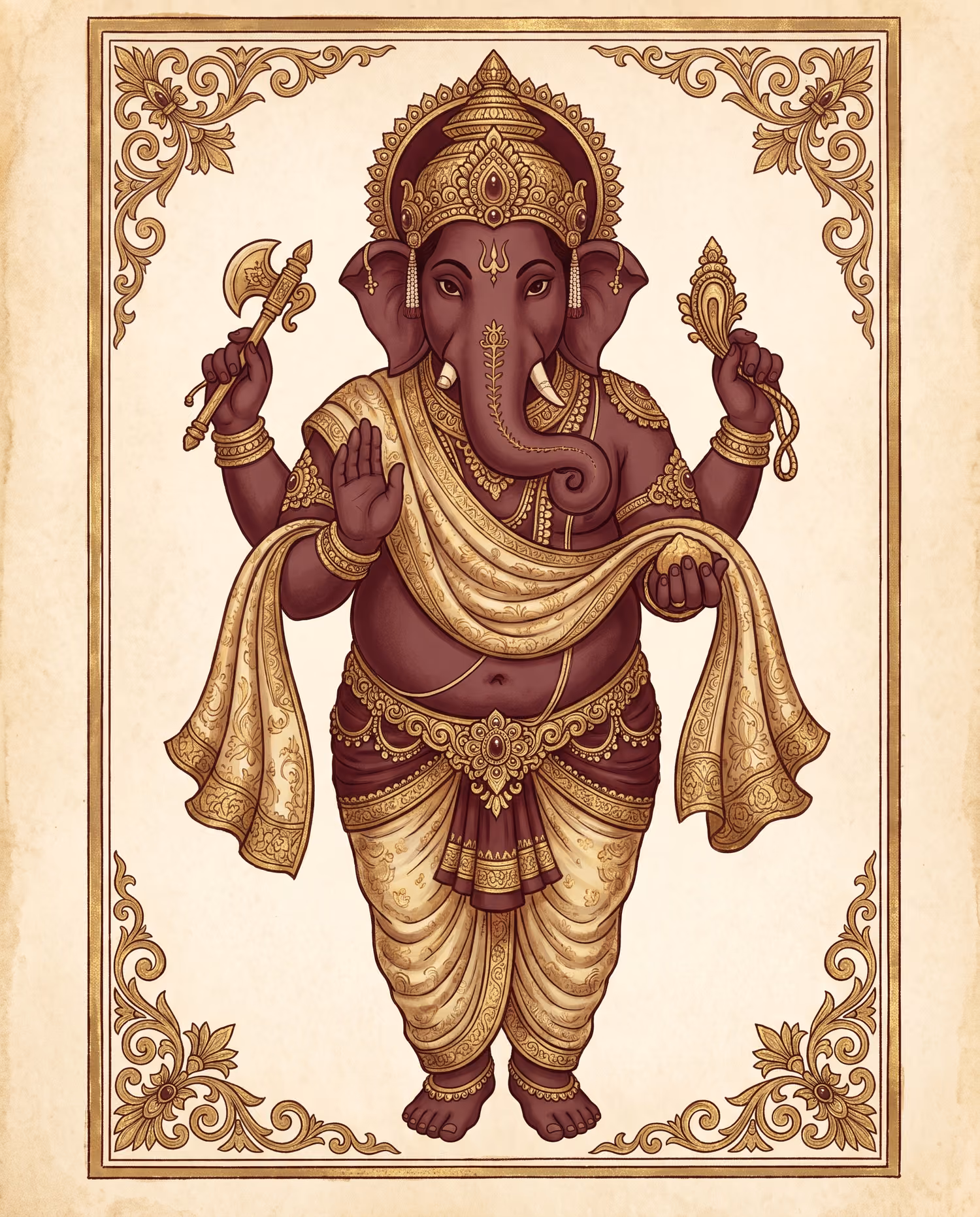 Cocoa and Ivory. Standing · Bronze · Right trunk