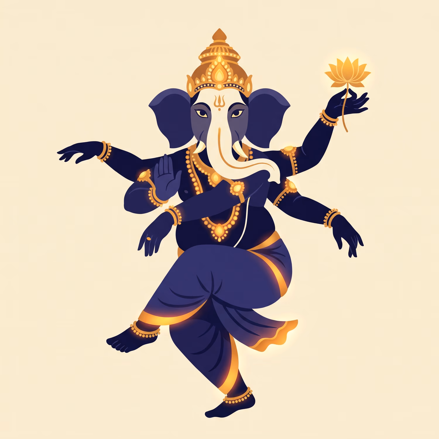 Midnight Dancer. Dancing · Gold Leaf · S-shaped trunk