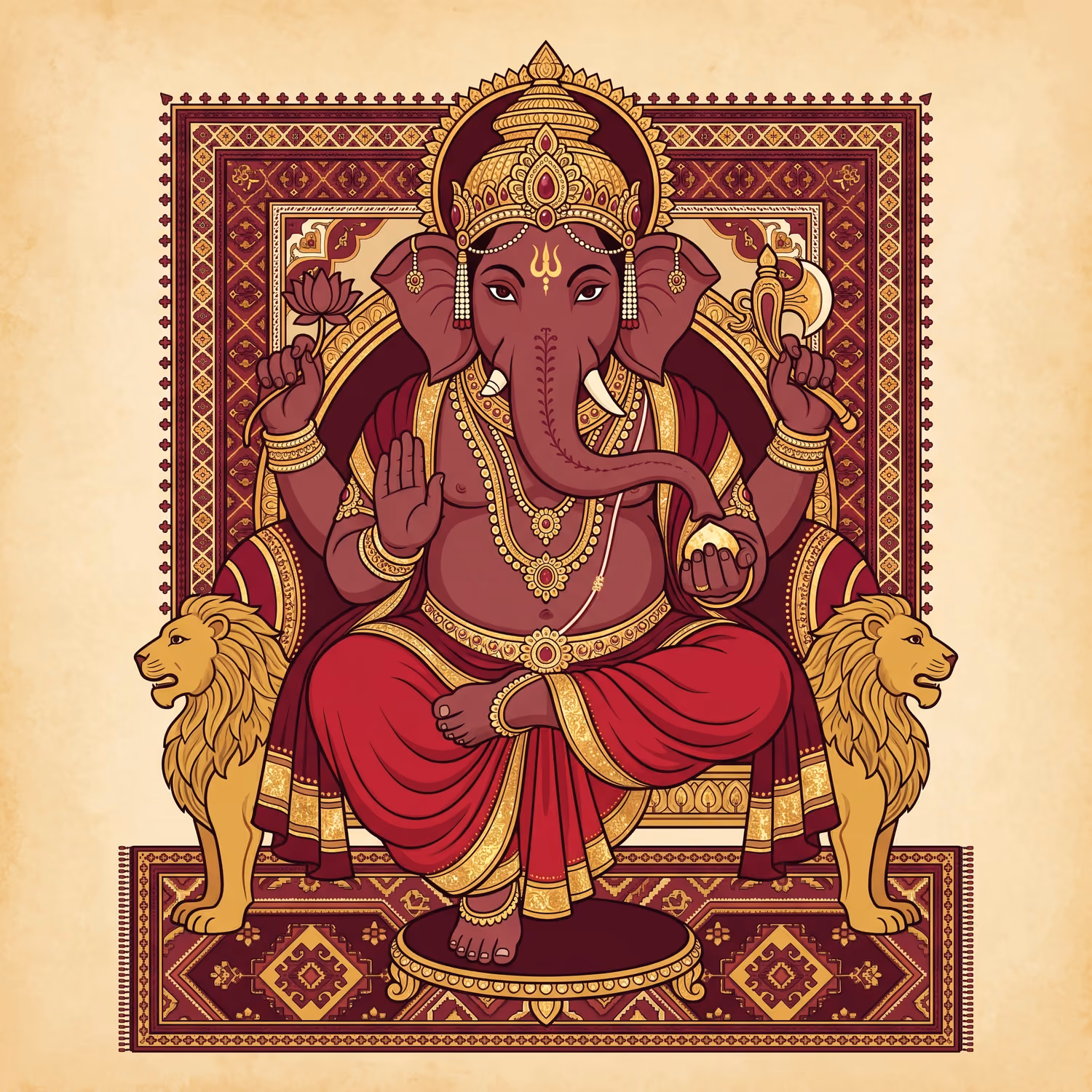 The Lion Throne. Sitting · Bronze · Right trunk