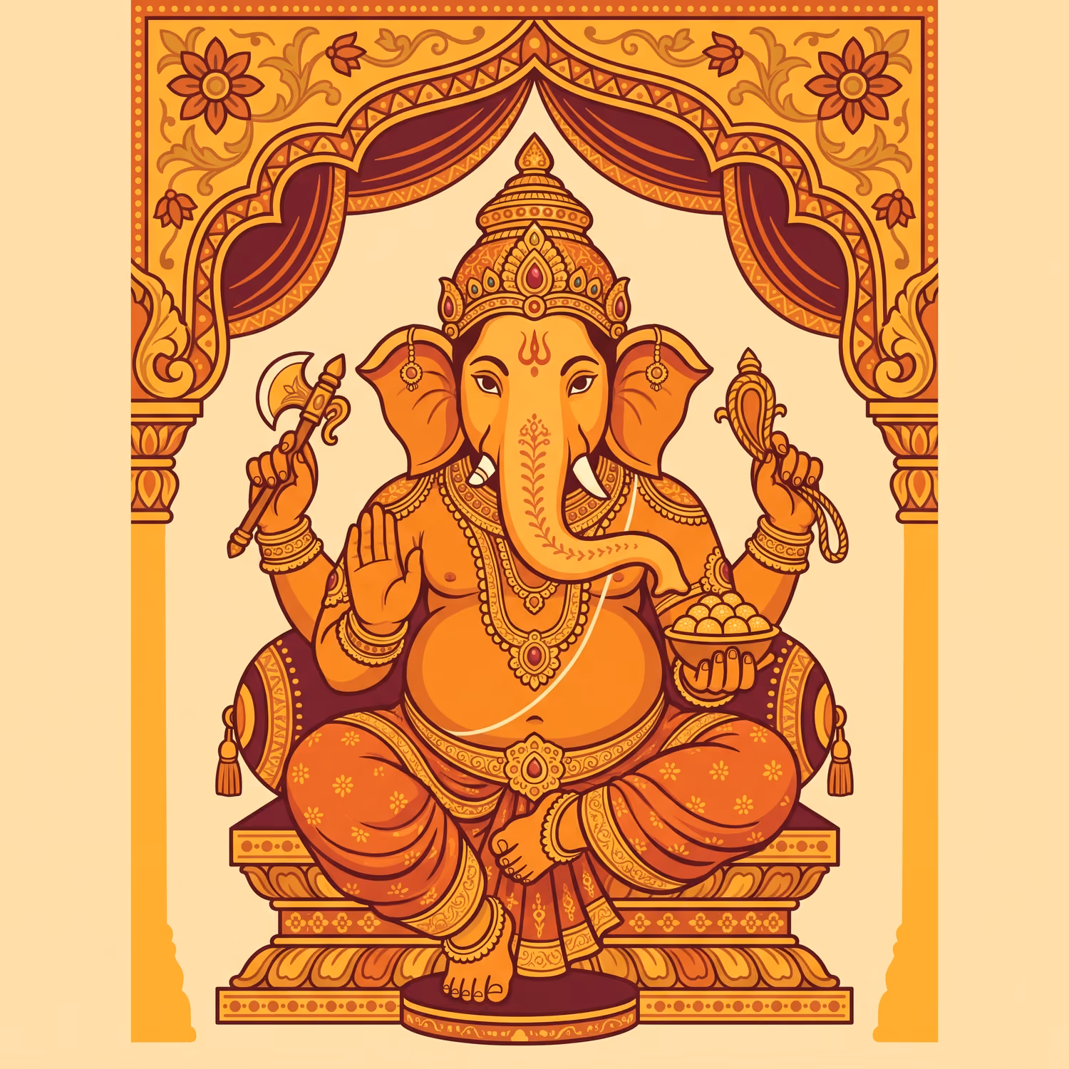 Within the Temple Arch. Sitting · Terracotta · Right trunk